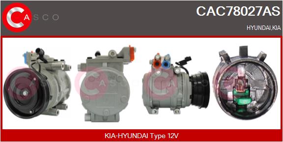 Compressor, air conditioning (CAC78027AS)