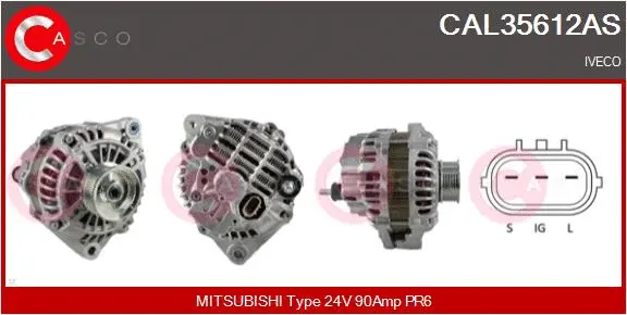 Alternator (CAL35612AS)