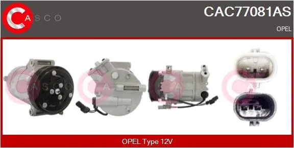 Compressor, air conditioning (CAC77081AS)