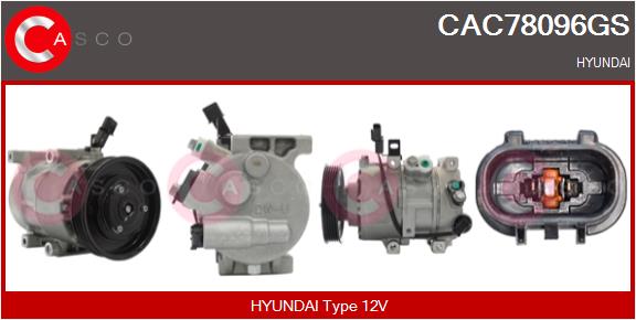 Compressor, air conditioning (CAC78096GS)