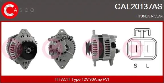 Alternator (CAL20137AS)