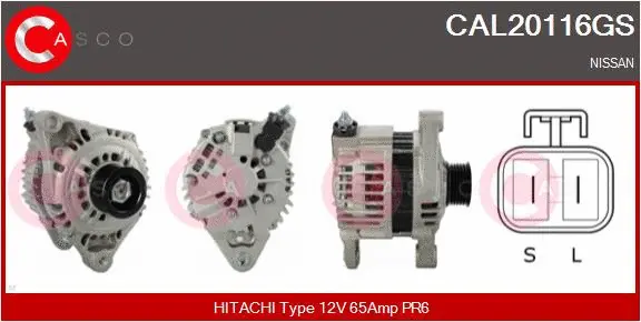 Alternator (CAL20116GS)