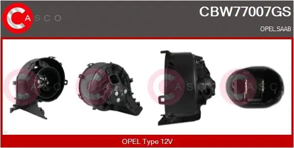 Interior Blower (CBW77007GS)