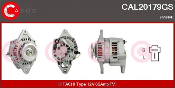 Alternator (CAL20179GS)
