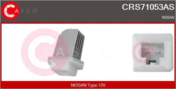 Resistor, interior blower (CRS71053AS)