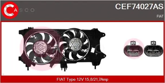 Electric Motor, radiator fan (CEF74027AS)