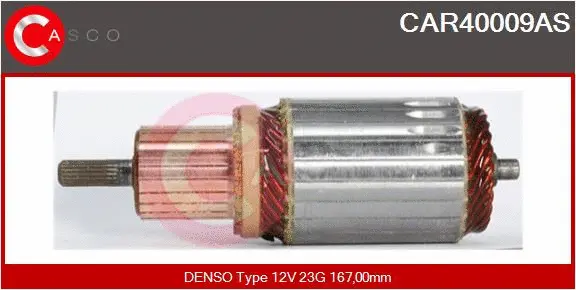 Armature, starter (CAR40009AS)