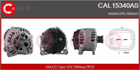 Alternator (CAL15340AS)