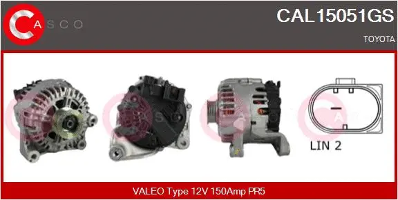 Alternator (CAL15051GS)
