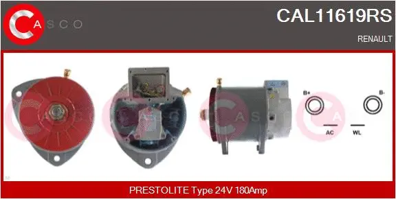 Alternator (CAL11619RS)