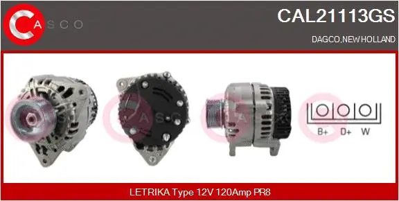 Alternator (CAL21113GS)