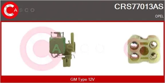 Series resistor, electric motor (radiator fan) (CRS77013AS)