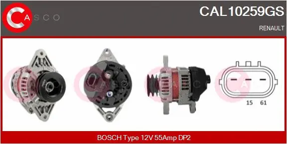 Alternator (CAL10259GS)