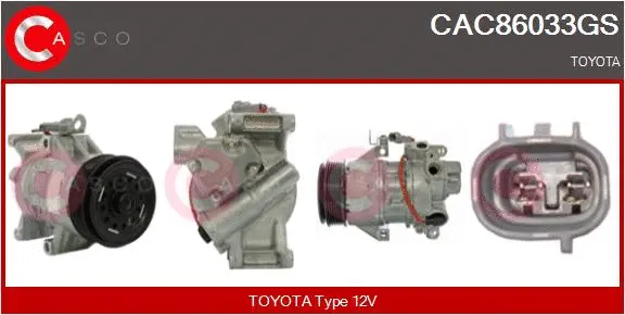 Compressor, air conditioning (CAC86033GS)