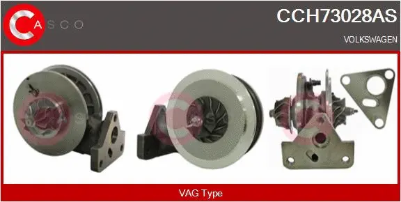 Core assembly, turbocharger (CCH73028AS)