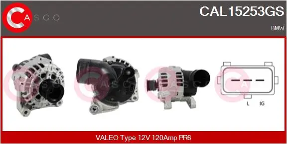 Alternator (CAL15253GS)