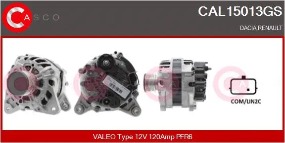Alternator (CAL15013GS)