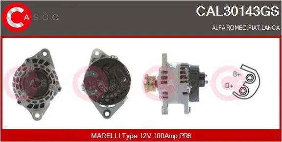 Alternator (CAL30143GS)