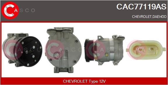 Compressor, air conditioning (CAC77119AS)