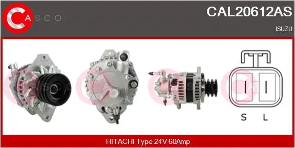 Alternator (CAL20612AS)