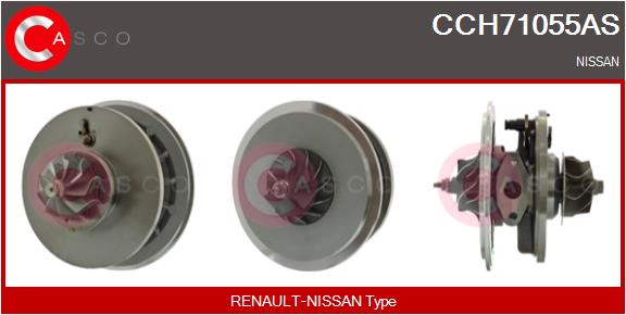 Core assembly, turbocharger (CCH71055AS)