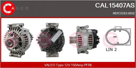 Alternator (CAL15407AS)