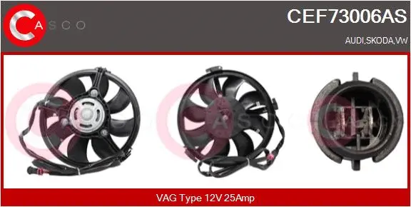 Electric Motor, radiator fan (CEF73006AS)