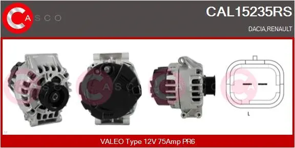 Alternator (CAL15235RS)