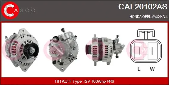 Alternator (CAL20102AS)