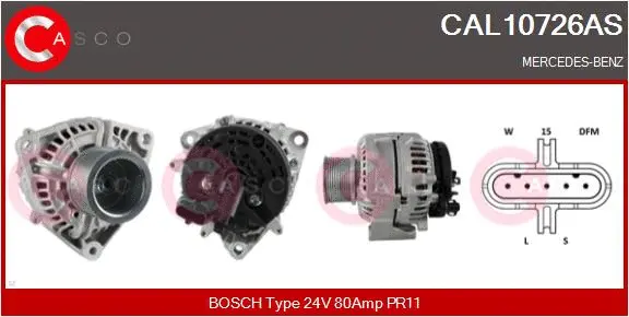 Alternator (CAL10726AS)