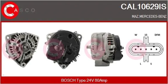 Alternator (CAL10629IS)
