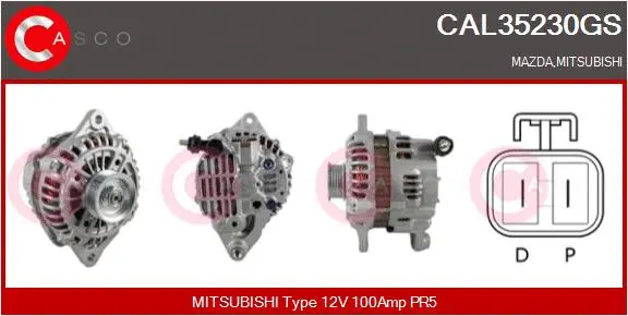 Alternator (CAL35230GS)