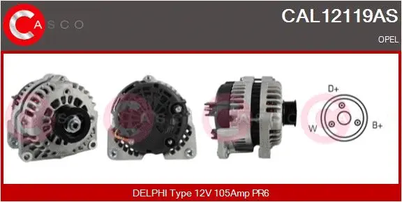 Alternator (CAL12119AS)