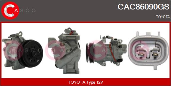 Compressor, air conditioning (CAC86090GS)
