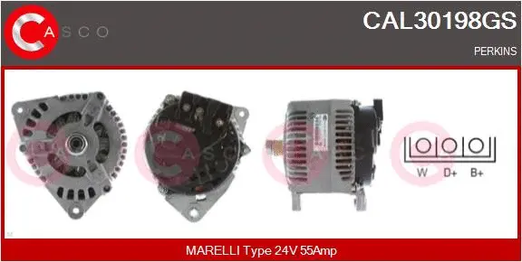 Alternator (CAL30198GS)