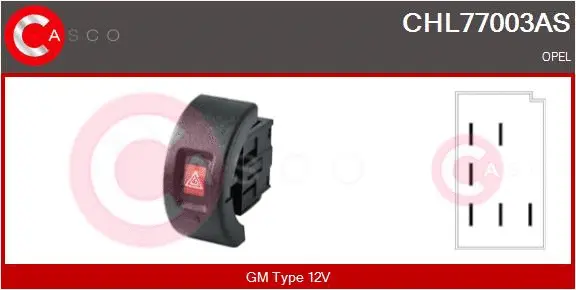 Hazard Warning Light Switch (CHL77003AS)