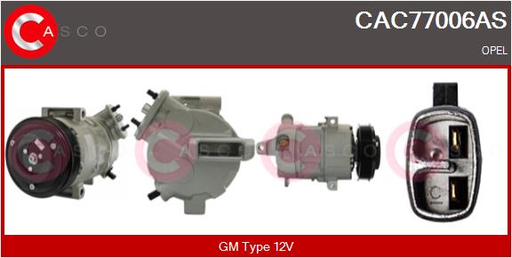 Compressor, air conditioning (CAC77006AS)