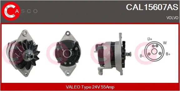 Alternator (CAL15607AS)
