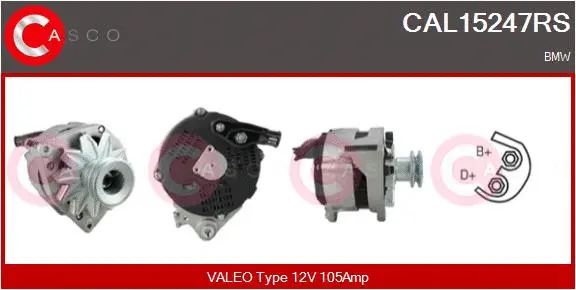 Alternator (CAL15247RS)