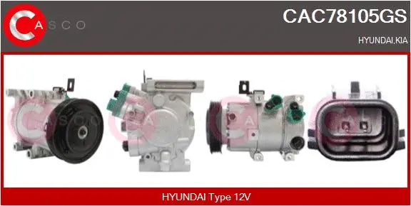 Compressor, air conditioning (CAC78105GS)