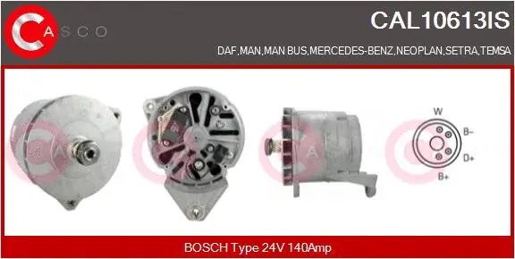 Alternator (CAL10613IS)