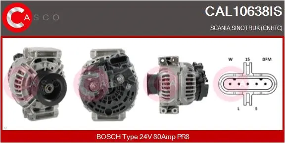 Alternator (CAL10638IS)