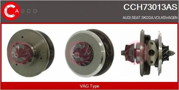 Core assembly, turbocharger (CCH73013AS)