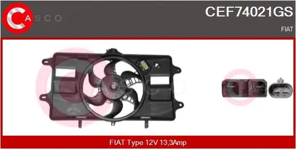 Electric Motor, radiator fan (CEF74021GS)