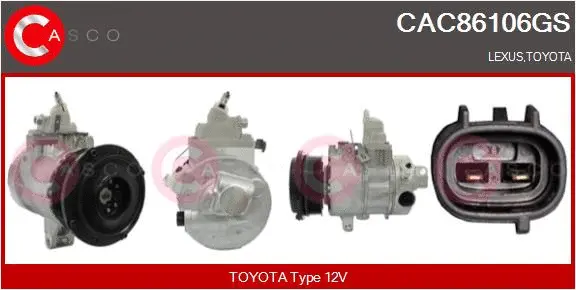 Compressor, air conditioning (CAC86106GS)
