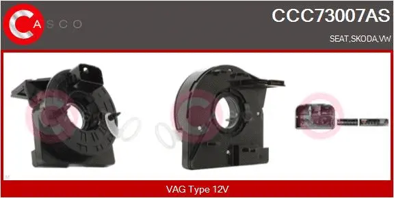 Clockspring, airbag (CCC73007AS)