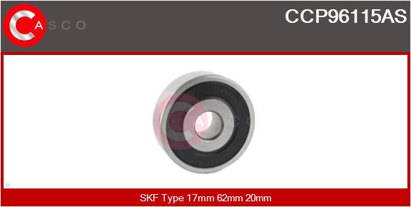 Belt Pulley, alternator (CCP96115AS)