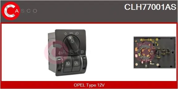 Switch, headlight (CLH77001AS)