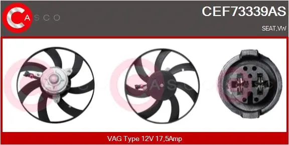 Fan, engine cooling (CEF73339AS)
