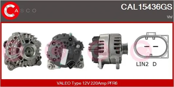 Alternator (CAL15436GS)